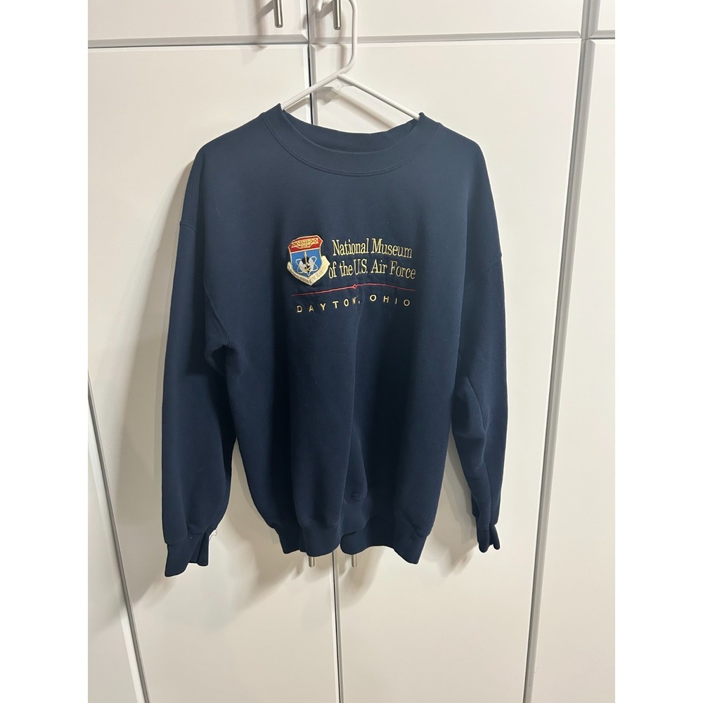 Vintage 1990s US Air Force National Museum Dayton Ohio Souvenir Crewneck Sweatsh